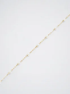 Stainless Steel Necklace With Pearls|Parfois Outlet