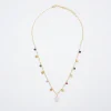 Stainless Steel Necklace With Freshwater Pearl|Parfois Best Sale