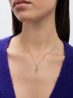 Stainless Steel Necklace With Snake|Parfois Hot