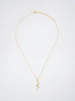 Stainless Steel Necklace With Snake|Parfois Hot