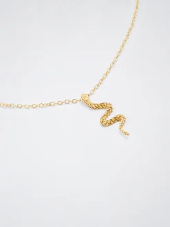 Stainless Steel Necklace With Snake|Parfois Hot