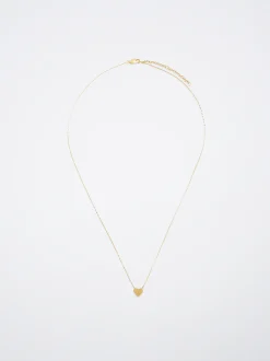Stainless Steel Necklace With Heart|Parfois Hot
