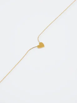 Stainless Steel Necklace With Heart|Parfois Hot
