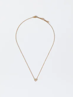 Stainless Steel Necklace With Heart|Parfois Cheap