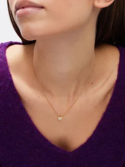 Stainless Steel Necklace With Heart|Parfois Cheap