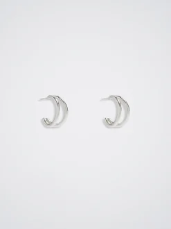 Stainless Steel Hoop Earrings|Parfois New