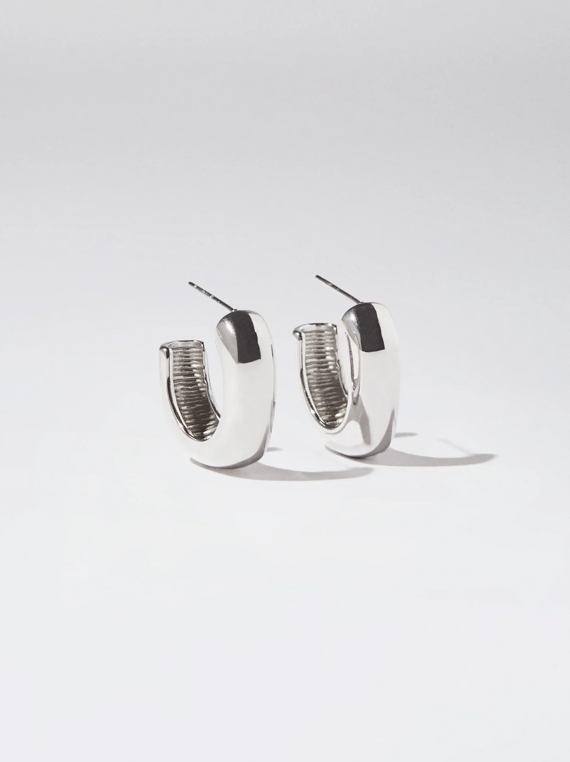 Stainless Steel Hoop Earrings|Parfois Discount