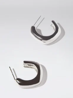 Stainless Steel Hoop Earrings|Parfois Discount