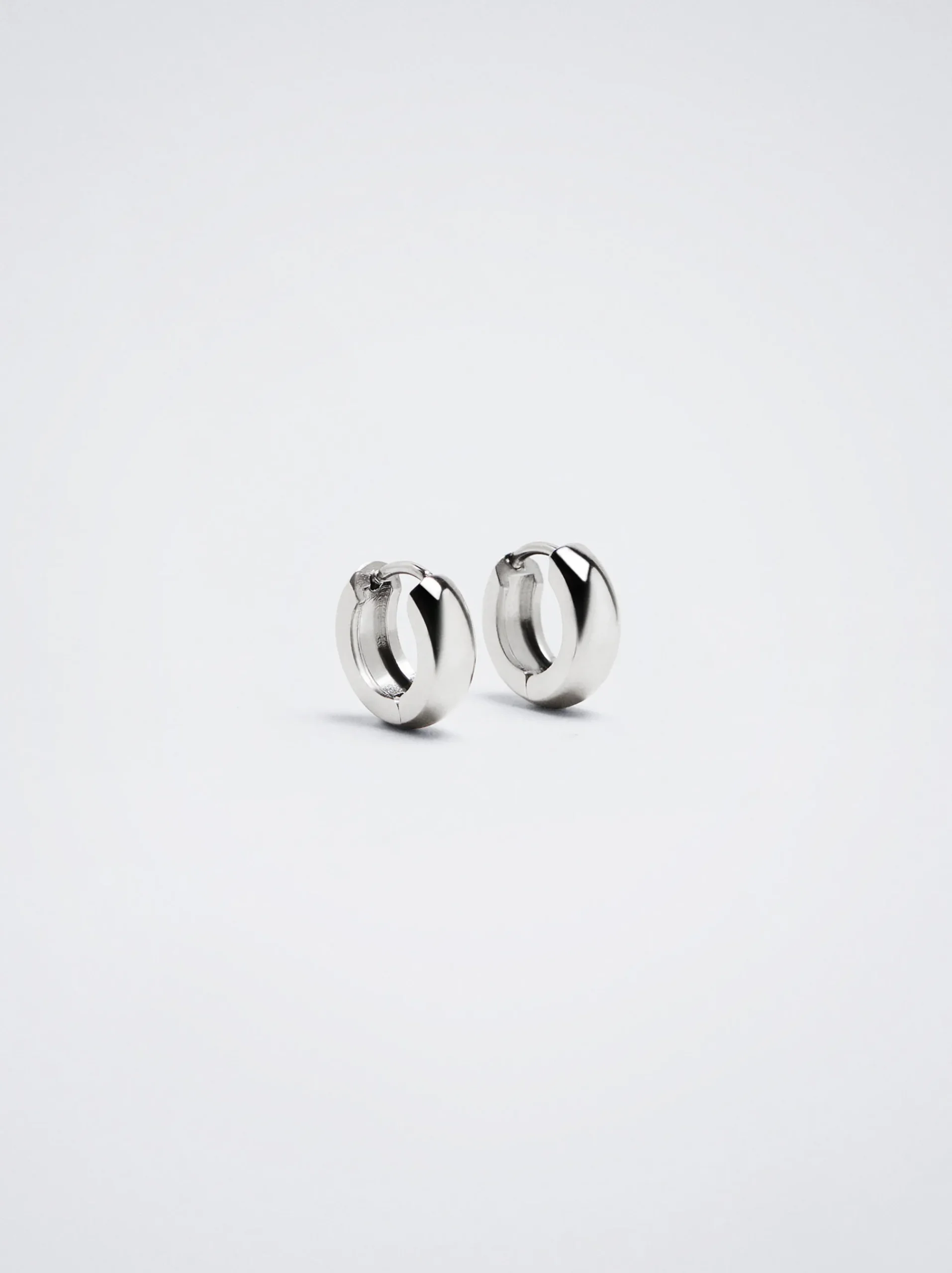 Stainless Steel Hoop Earrings|Parfois Hot