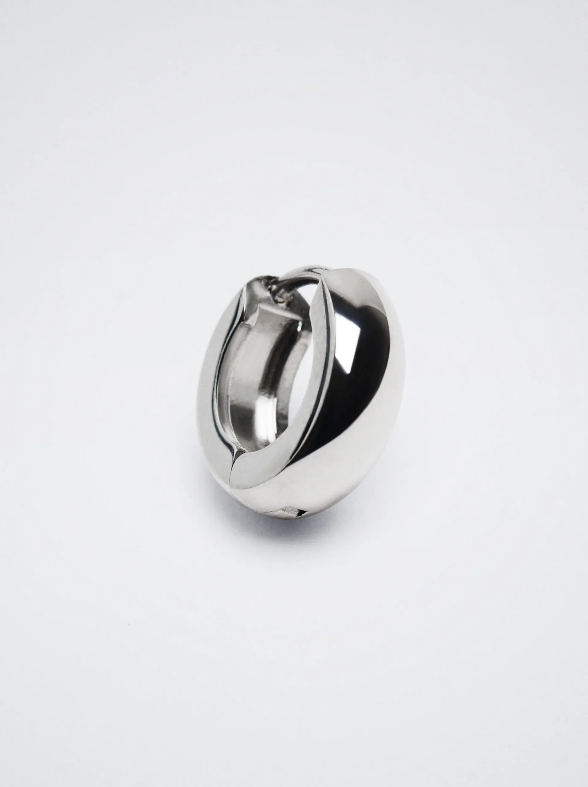 Stainless Steel Hoop Earrings|Parfois Hot