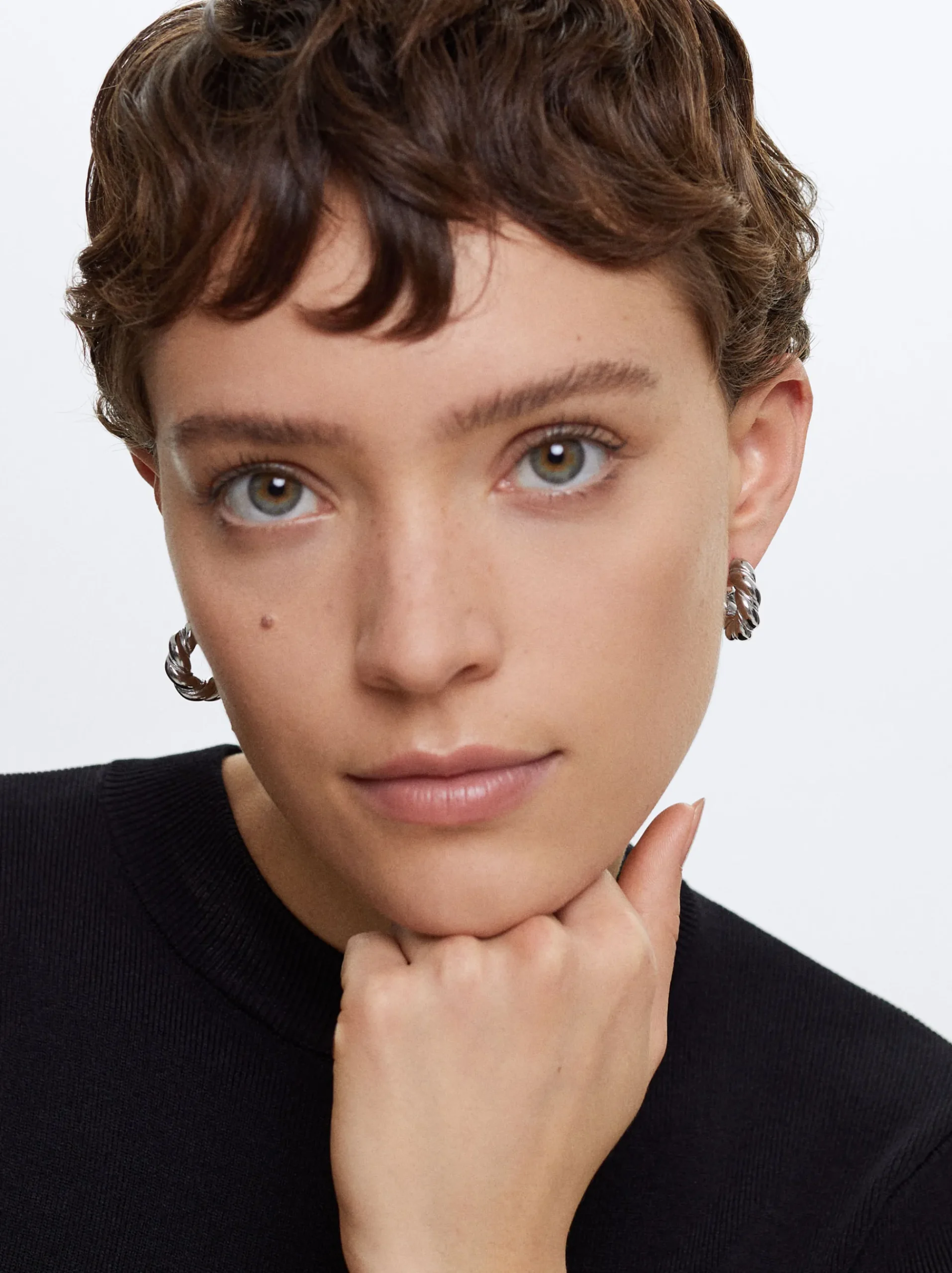 Stainless Steel Hoop Earrings|Parfois Shop