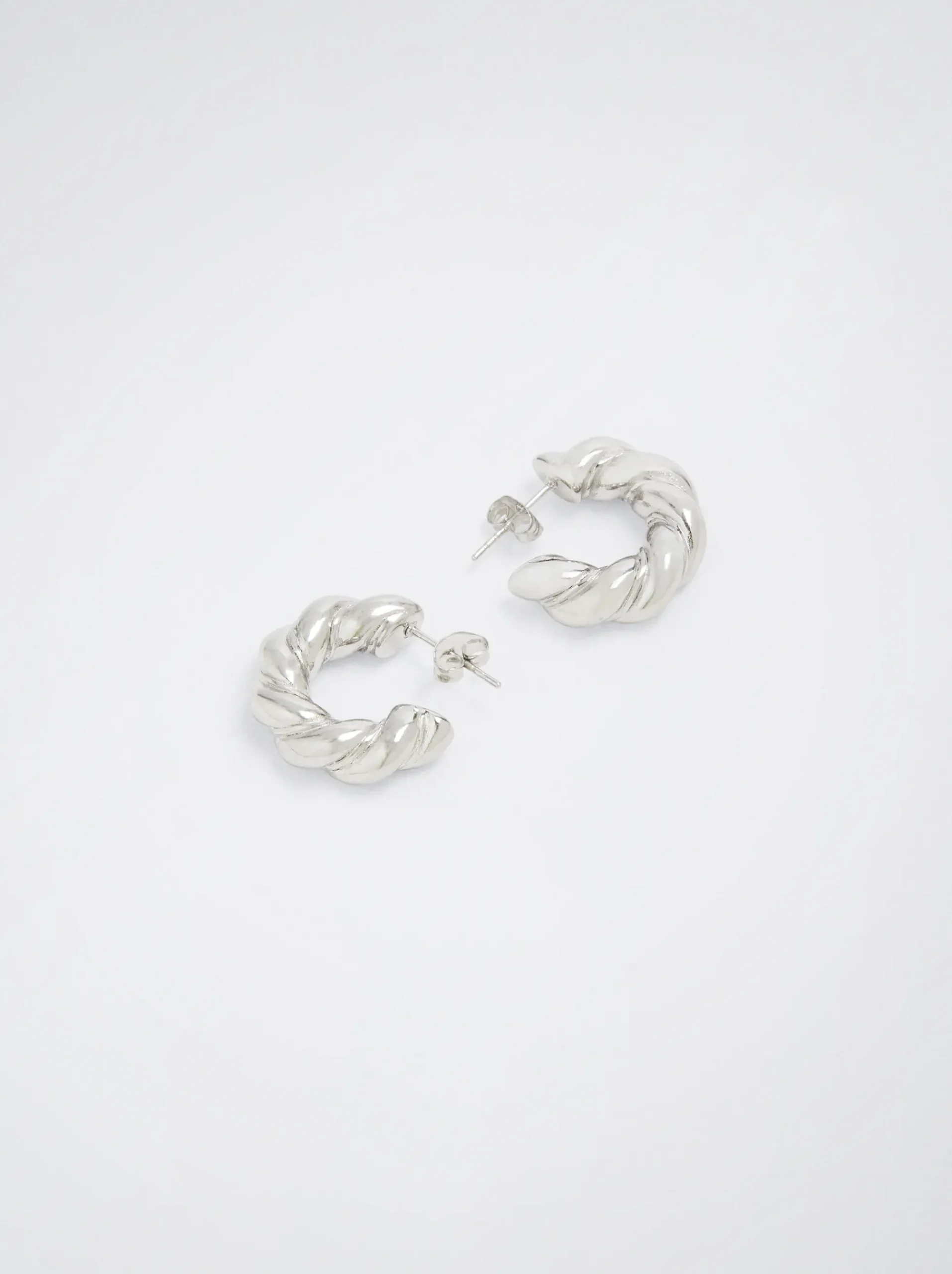 Stainless Steel Hoop Earrings|Parfois Shop