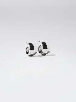 Stainless Steel Hoop Earrings|Parfois Sale