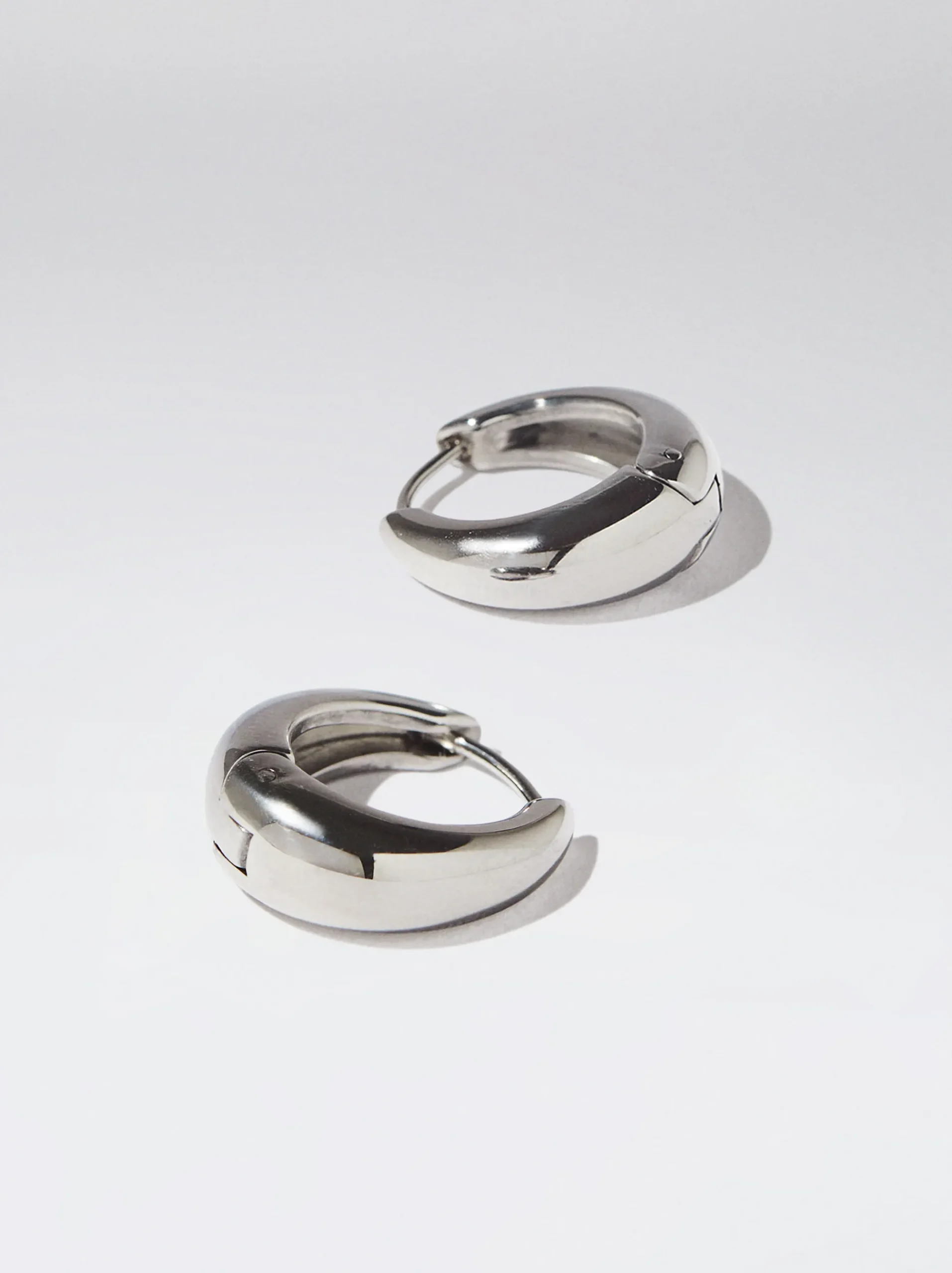 Stainless Steel Hoop Earrings|Parfois Fashion