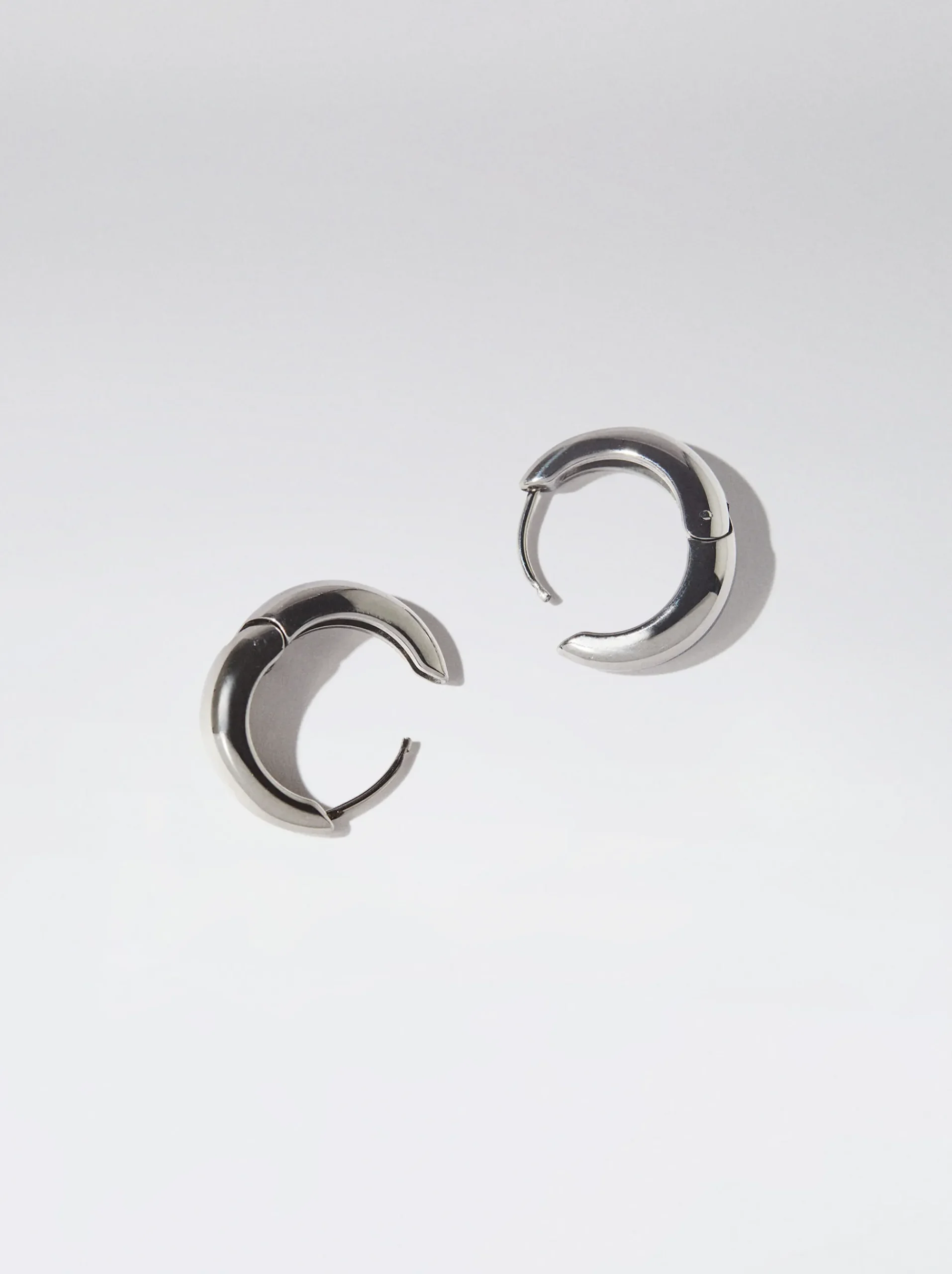 Stainless Steel Hoop Earrings|Parfois Fashion