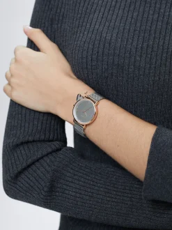 Stainless Steel Watch With Hearts|Parfois Best