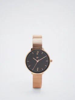 Stainless Steel Watch With Contrast Case|Parfois Online