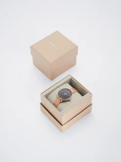 Stainless Steel Watch With Contrast Case|Parfois Online
