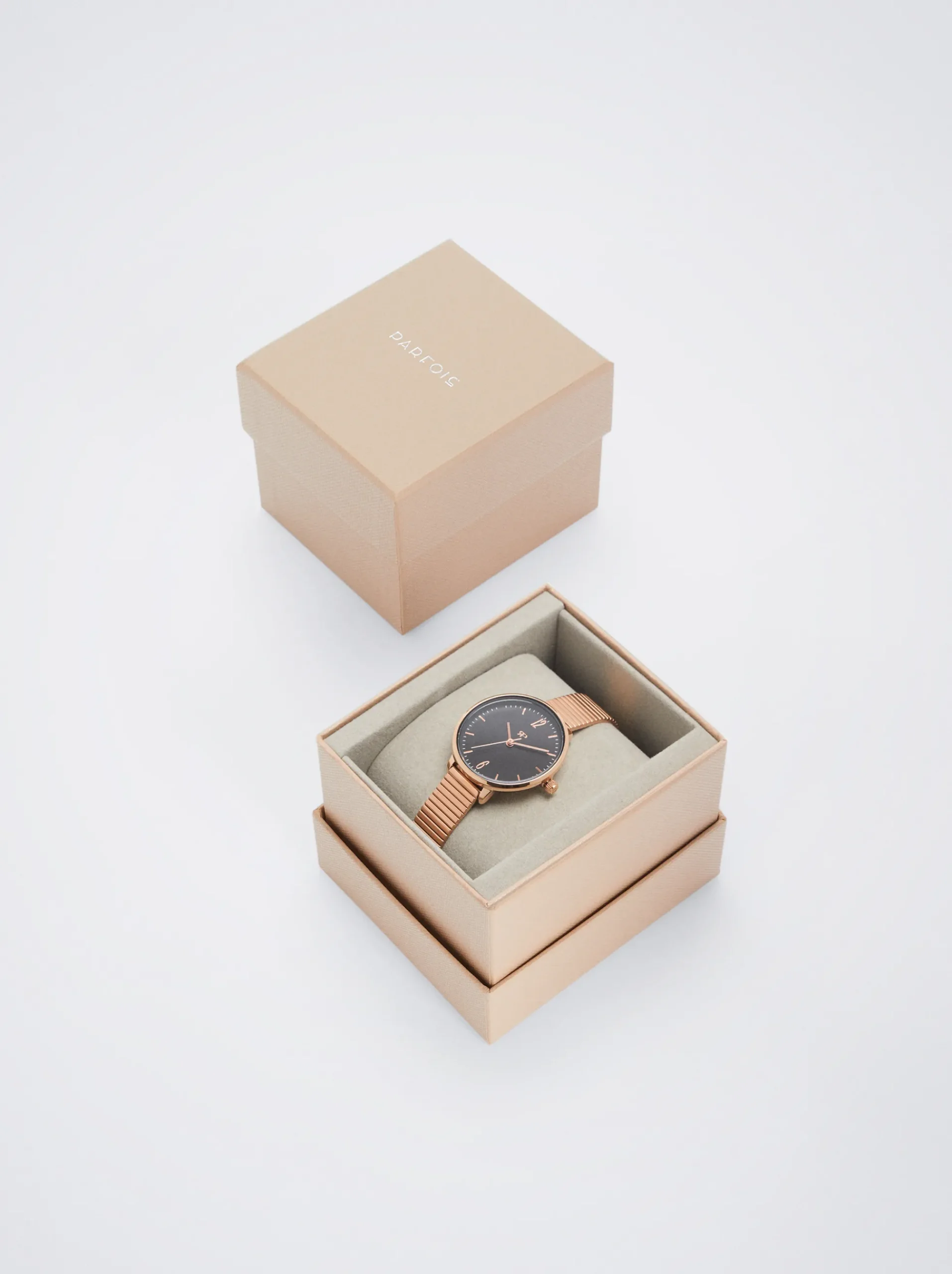 Stainless Steel Watch With Contrast Case|Parfois Online