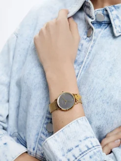 Stainless Steel Watch With Hearts|Parfois Shop