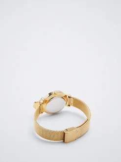 Stainless Steel Watch With Hearts|Parfois Shop