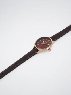 Stainless Steel Watch With Contrast Case|Parfois Fashion