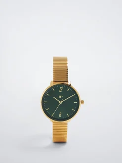 Stainless Steel Watch With Contrast Case|Parfois Best Sale
