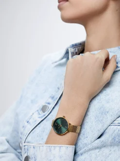Stainless Steel Watch With Contrast Case|Parfois Best Sale
