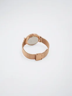 Stainless Steel Watch With Flower|Parfois Clearance