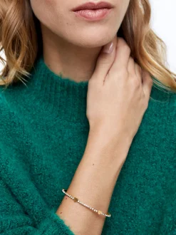 Steel Bracelet With Crystals|Parfois Online