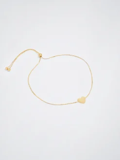 Steel Bracelet With Heart|Parfois Cheap
