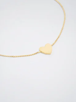 Steel Bracelet With Heart|Parfois Cheap