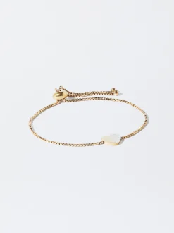 Steel Bracelet With Heart|Parfois Clearance