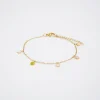 Steel Bracelet With Hearts|Parfois Hot