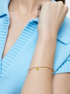 Steel Bracelet With Hearts|Parfois Hot