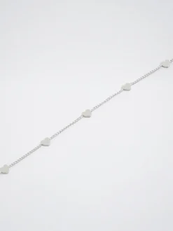 Steel Bracelet With Hearts|Parfois Discount