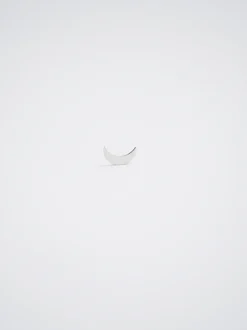 Steel Earrings With Moon|Parfois Online