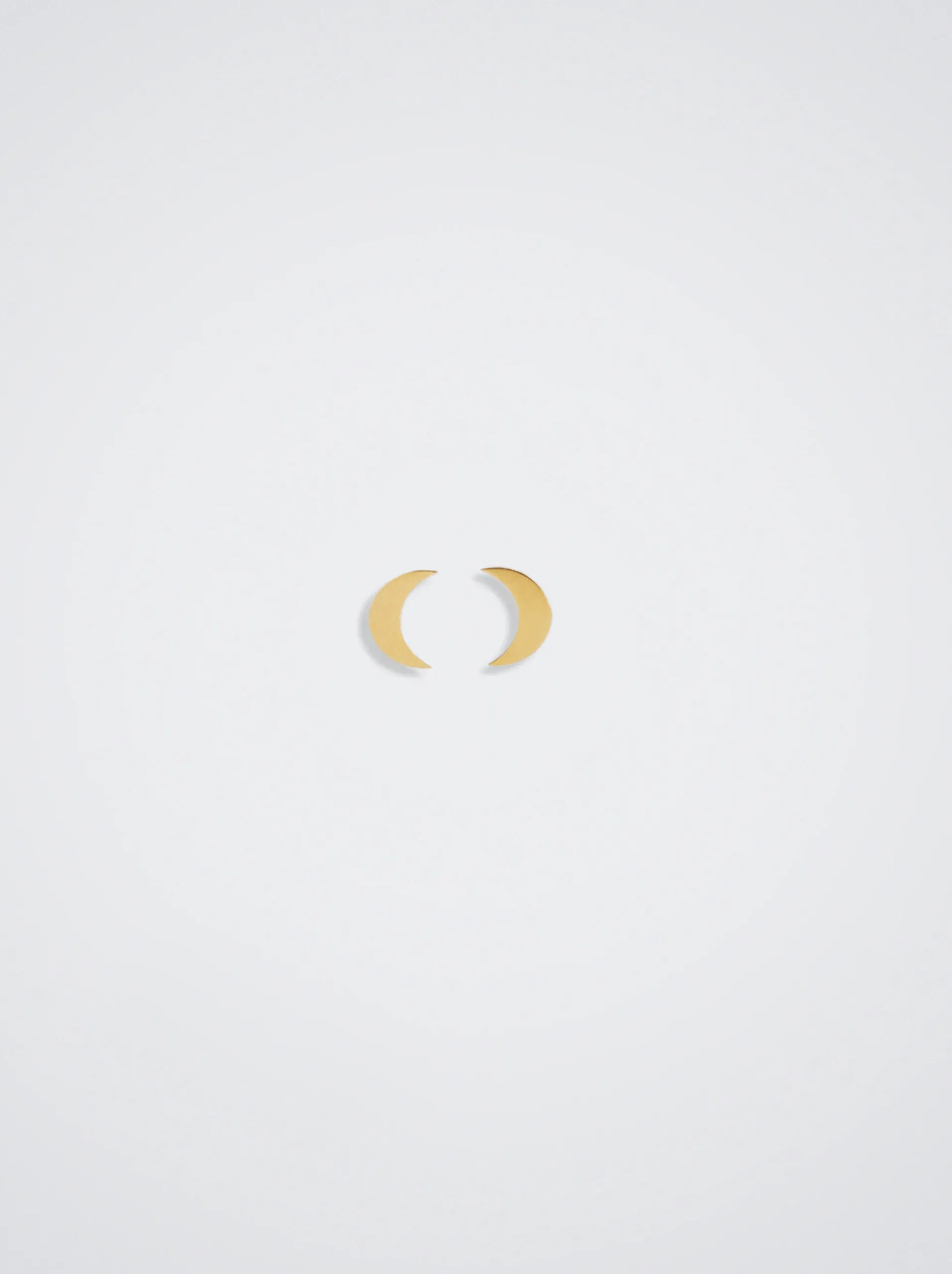 Steel Earrings With Moon|Parfois Best Sale