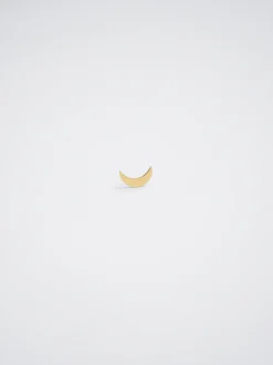 Steel Earrings With Moon|Parfois Best Sale