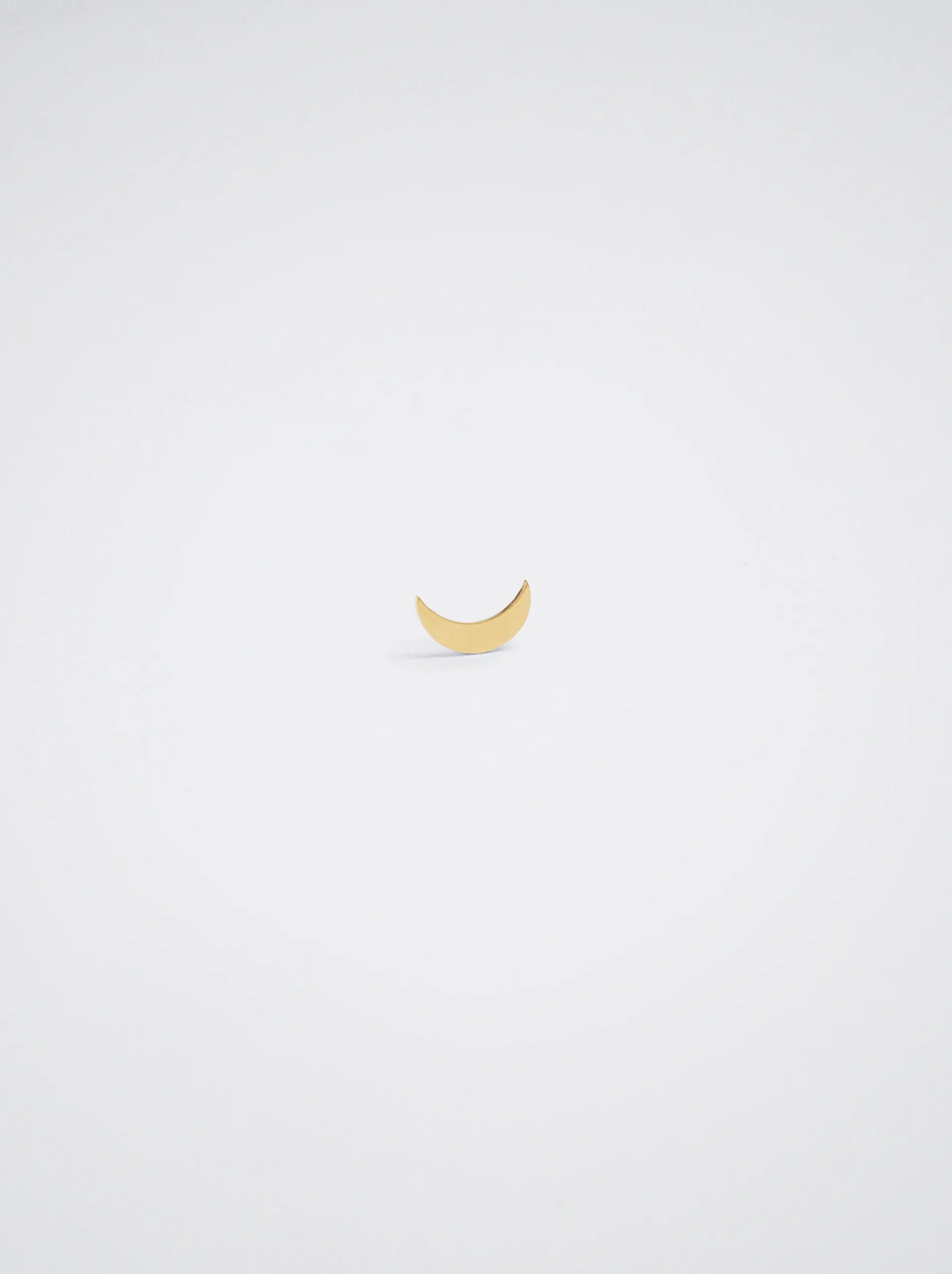 Steel Earrings With Moon|Parfois Best Sale