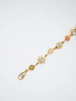 Steel Earrings With Semiprecious Stone|Parfois Online