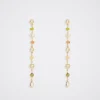Steel Earrings With Semiprecious Stone|Parfois Outlet