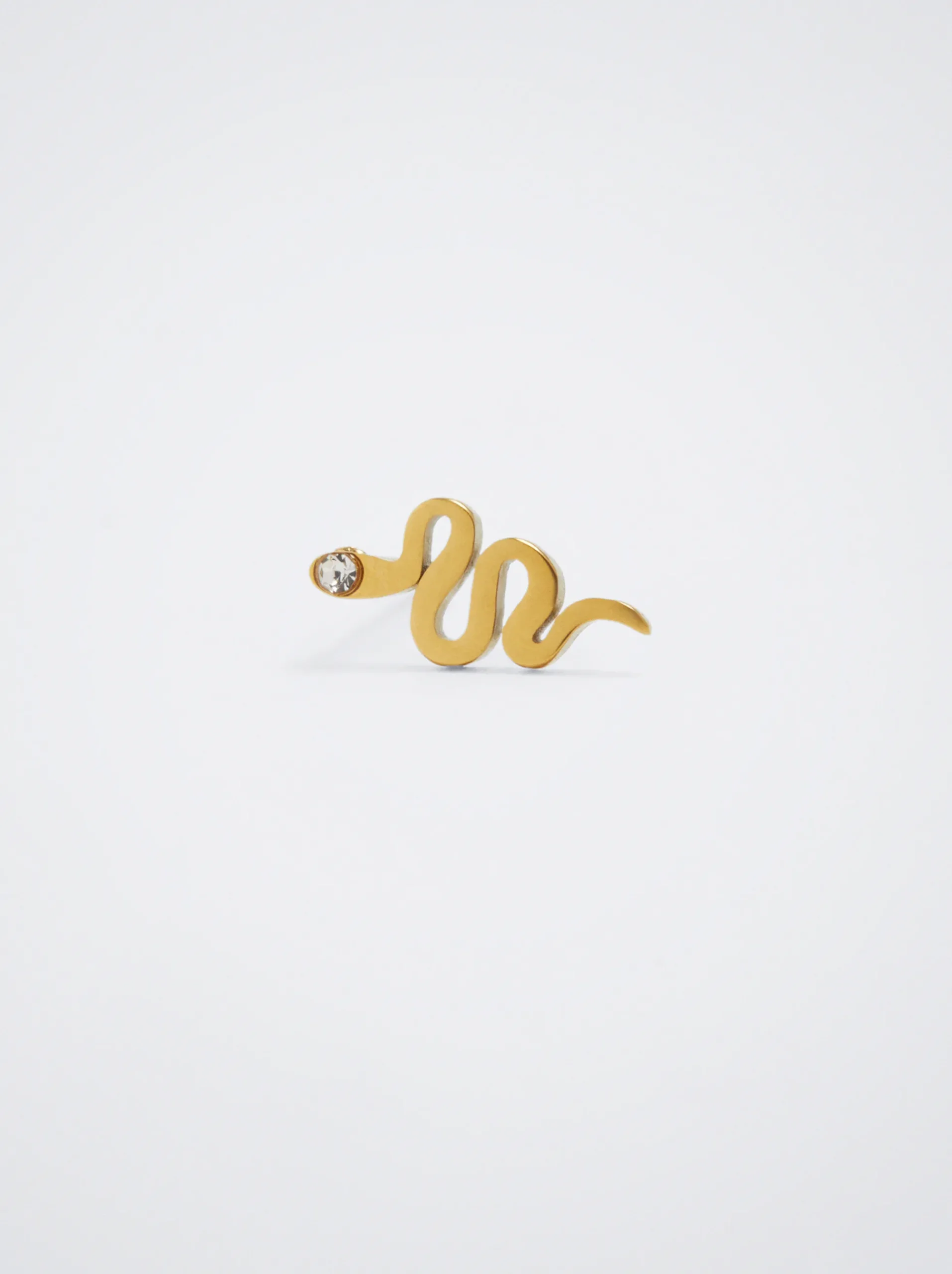 Steel Earrings With Snake|Parfois Store