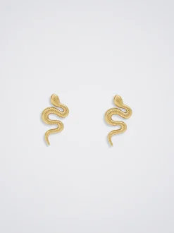 Steel Earrings With Snake|Parfois Clearance