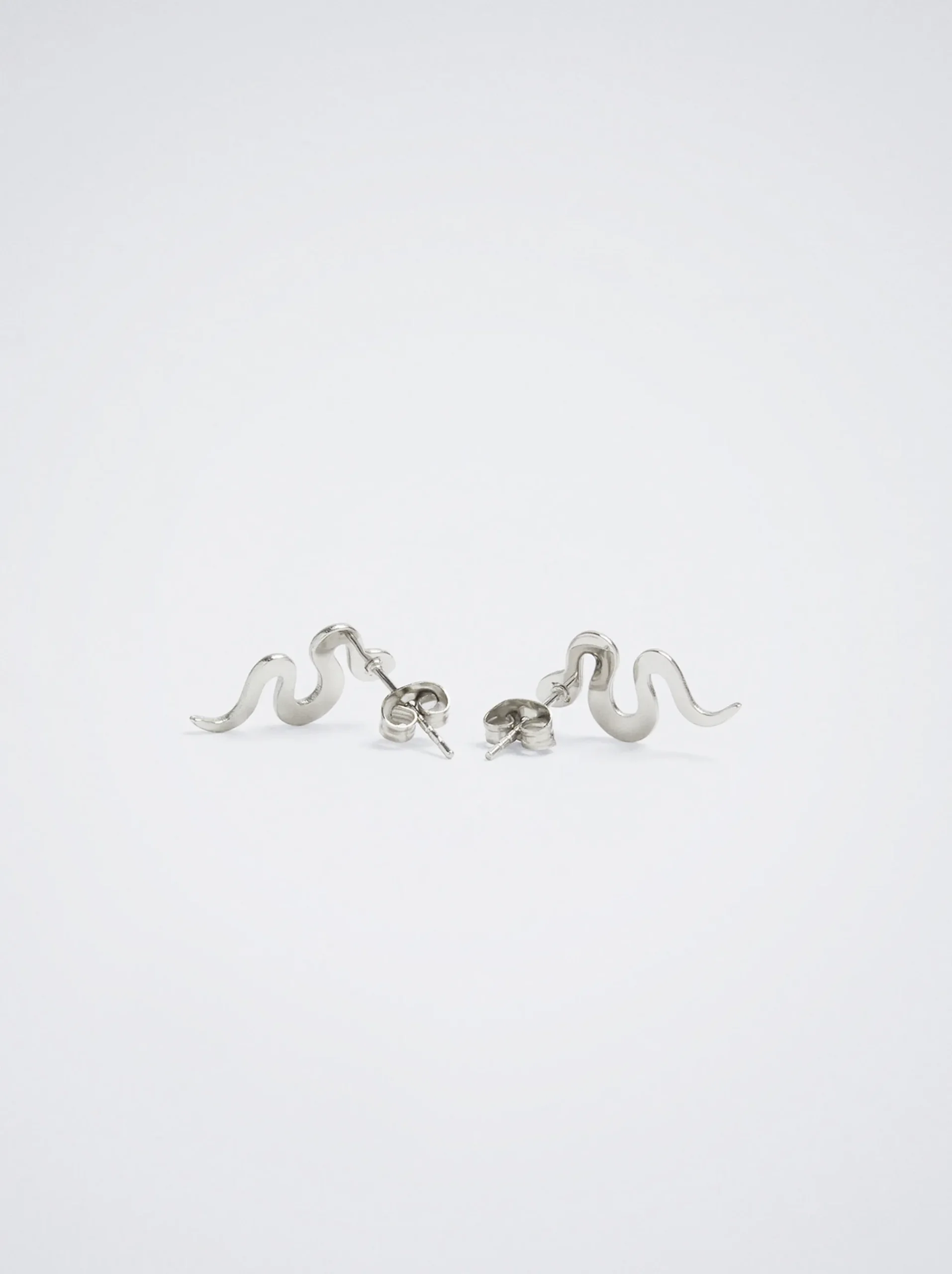 Steel Earrings With Snake|Parfois Cheap