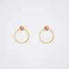 Steel Earrings With Stone|Parfois Shop