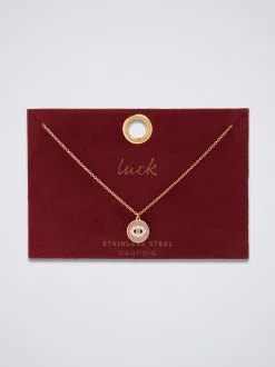 Steel Necklace With Eye|Parfois Outlet