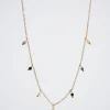 Steel Necklace With Semiprecious Stone|Parfois Cheap