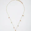 Steel Necklace With Semiprecious Stone|Parfois Best Sale