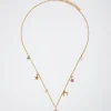 Steel Necklace With Semiprecious Stone|Parfois Fashion